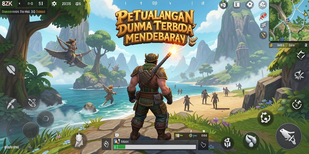 Gameplay <strong>8ZK</strong> yang mendebarkan dalam dunia Open World