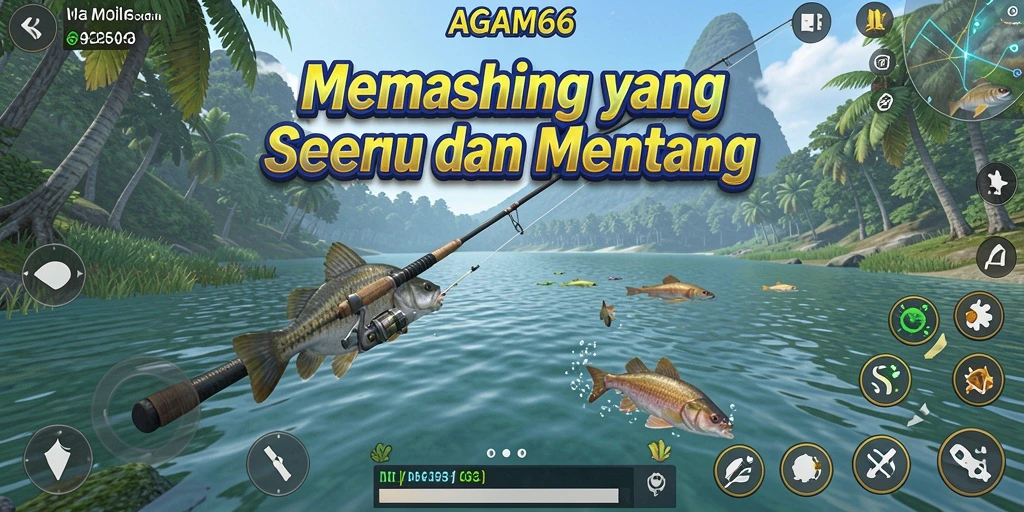 Gameplay AGAM66 yang menunjukkan aksi memancing yang seru dan menantang.