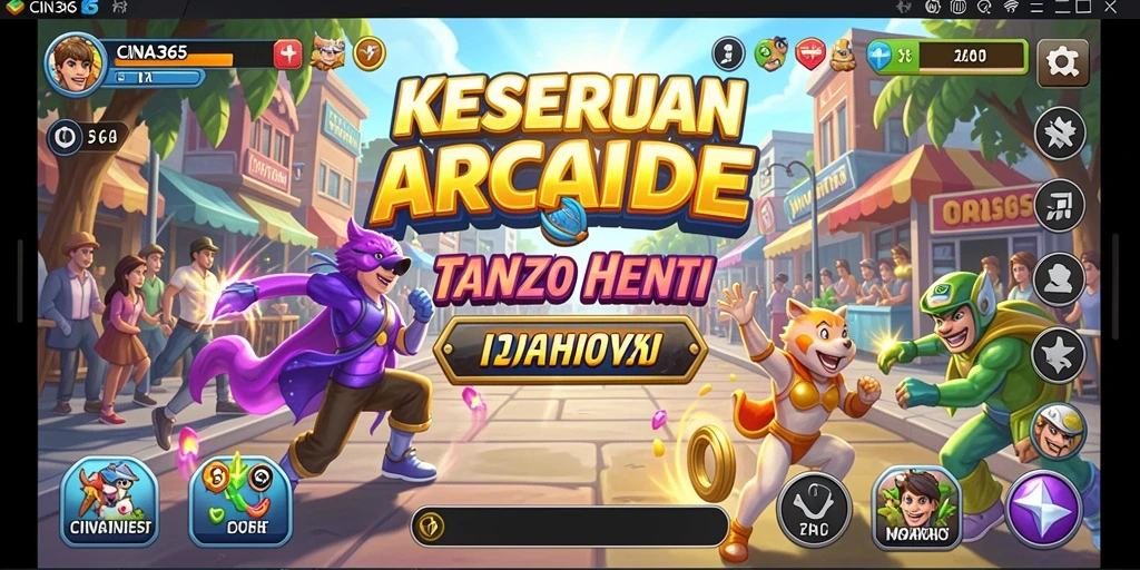 Tampilan gameplay CINA365 yang seru dan menarik.