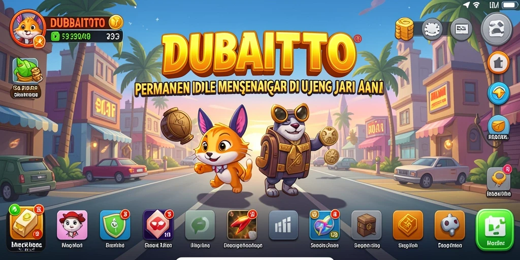 Tampilan gameplay DUBAITOTO yang seru dan adiktif.