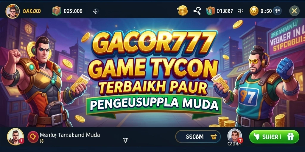 Screenshot GACOR777 menampilkan gameplay manajemen bisnis yang menarik.