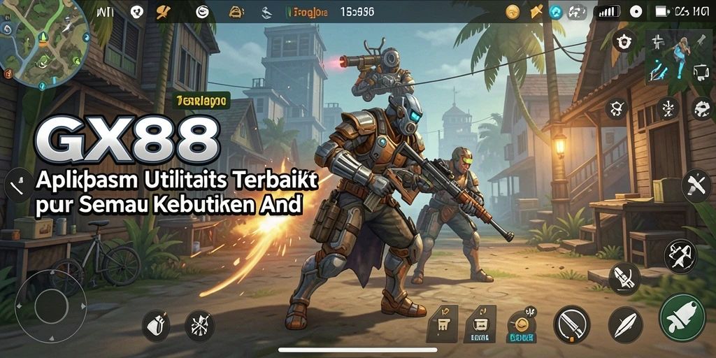 Tampilan antarmuka GX88 yang sederhana dan fungsional.