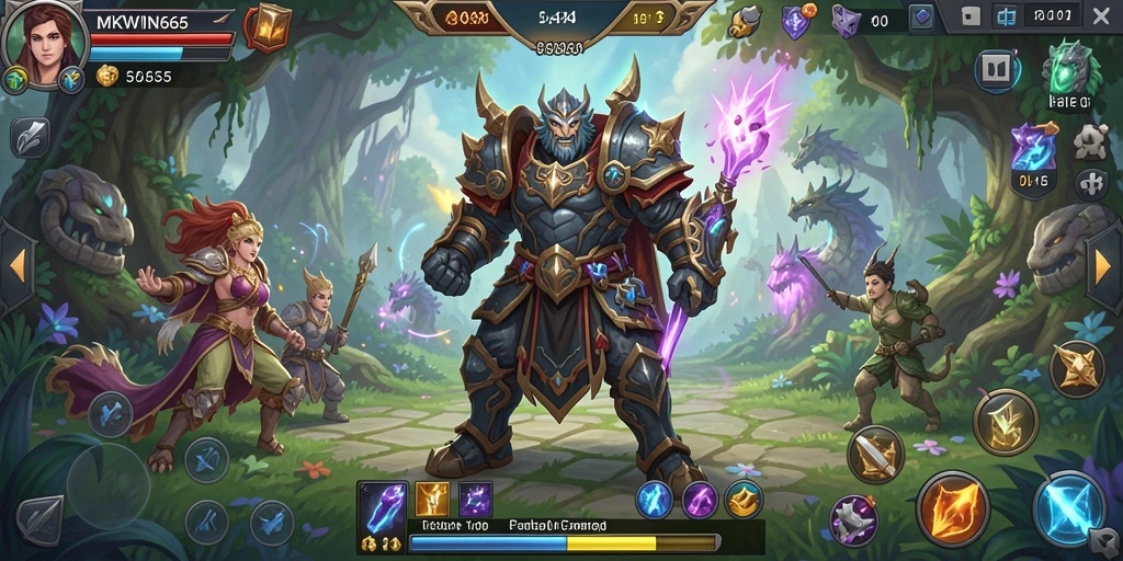 Gameplay RPG MKWIN666 yang seru dan mendebarkan.