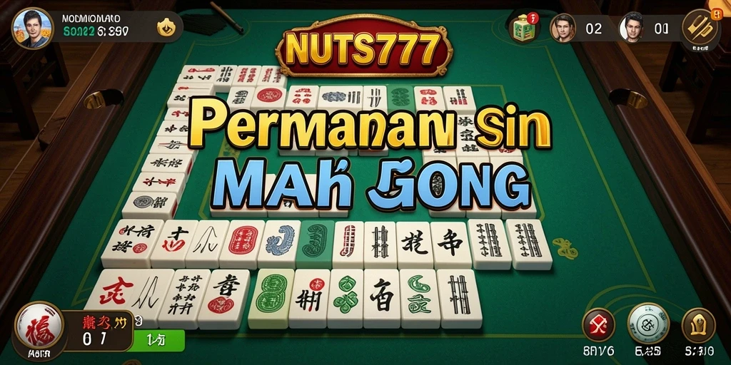 Tampilan gameplay seru di NUTS777 dengan Mahjong yang menantang.
